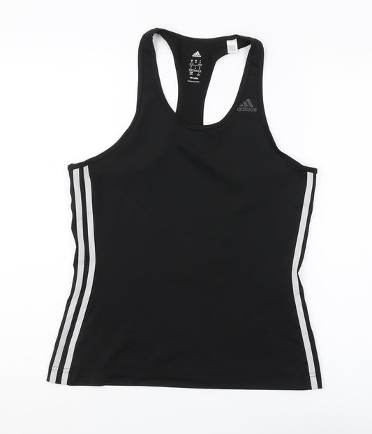 Adidas Women's Black Racerback Athletic Tank Top M