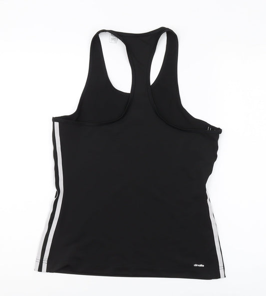 Adidas Women's Black Racerback Athletic Tank Top M