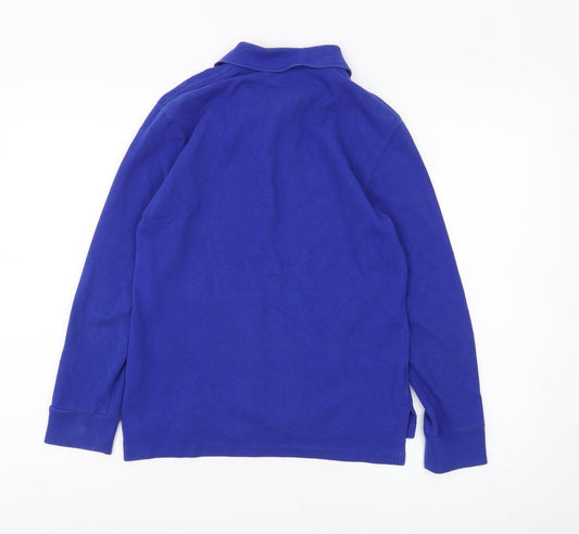 Ralph Lauren Blue Unisex Polo, M - Classic Casual Style