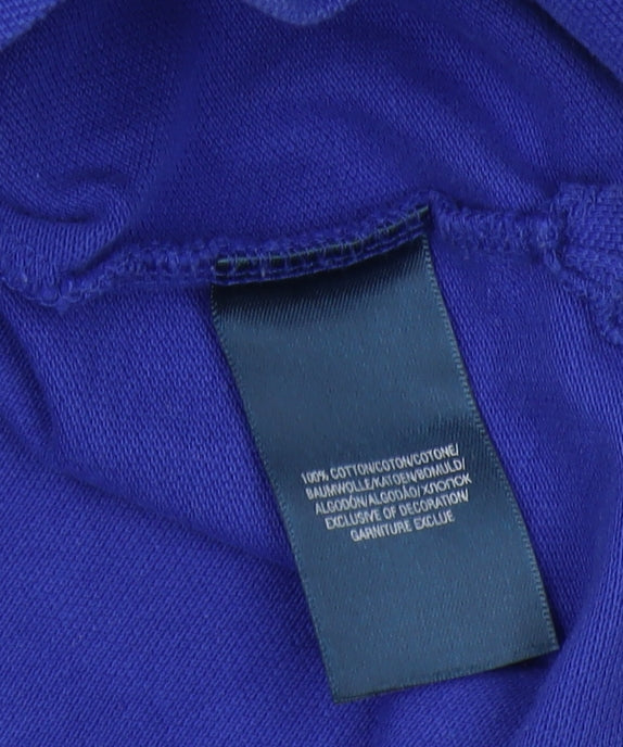 Ralph Lauren Blue Unisex Polo, M - Classic Casual Style