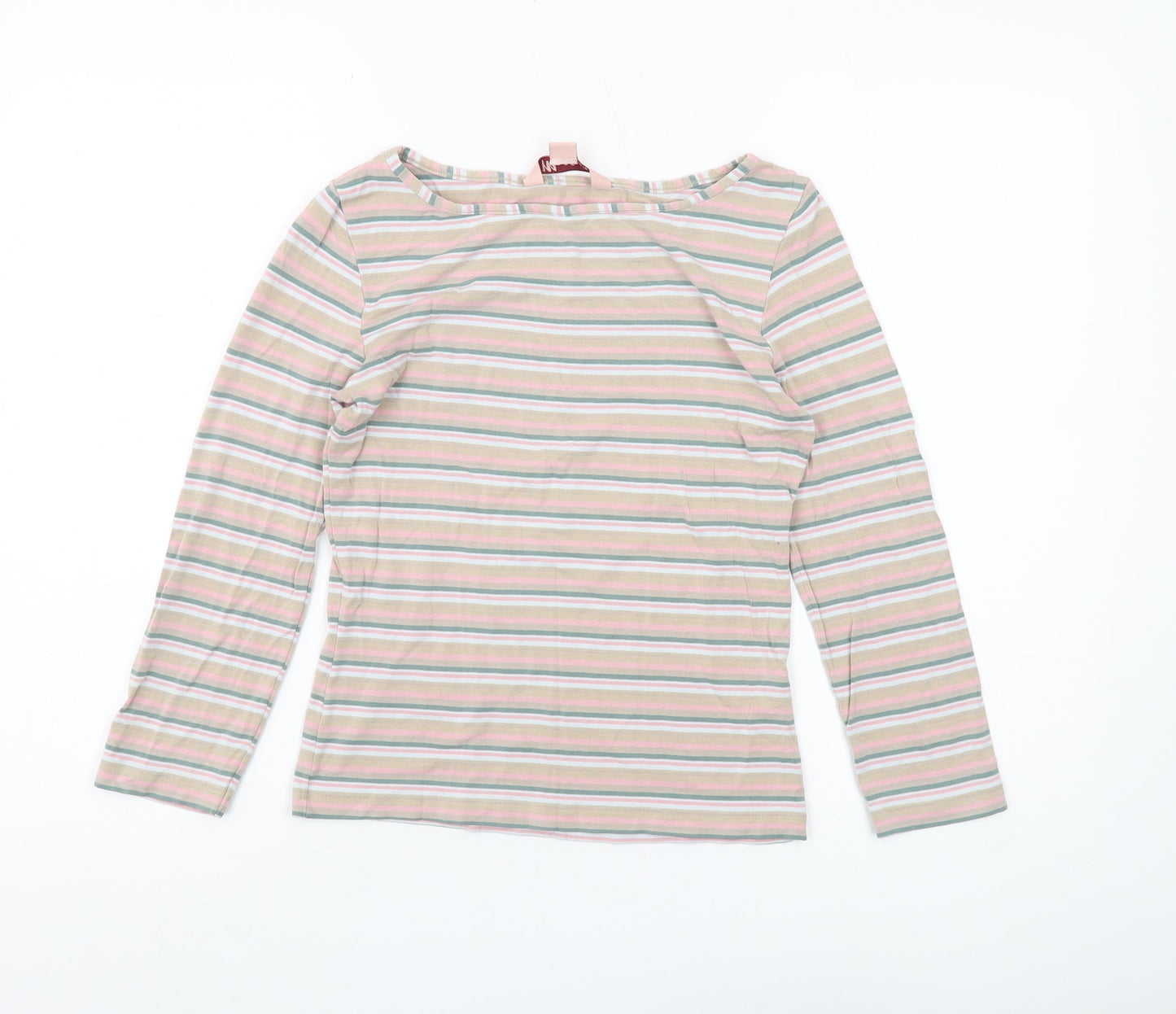 Monsoon Women's Multicoloured Striped Long Sleeve Top