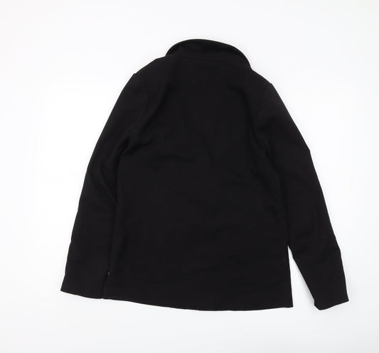 Divided Women Black Blazer Size 8 Single-Breasted