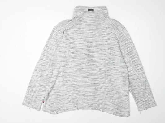 Regatta Men's Grey 1/4 Zip Sweatshirt, Size L, Outdoor Essential