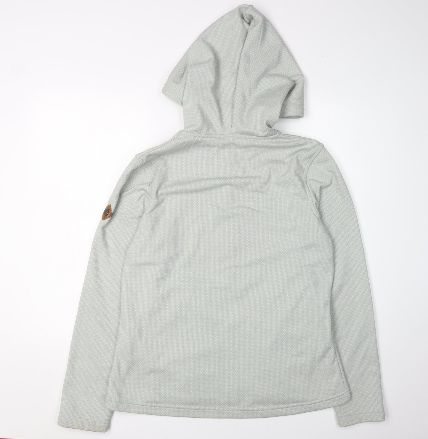 Regatta Women's Grey Hooded Fleece Jacket Size 14