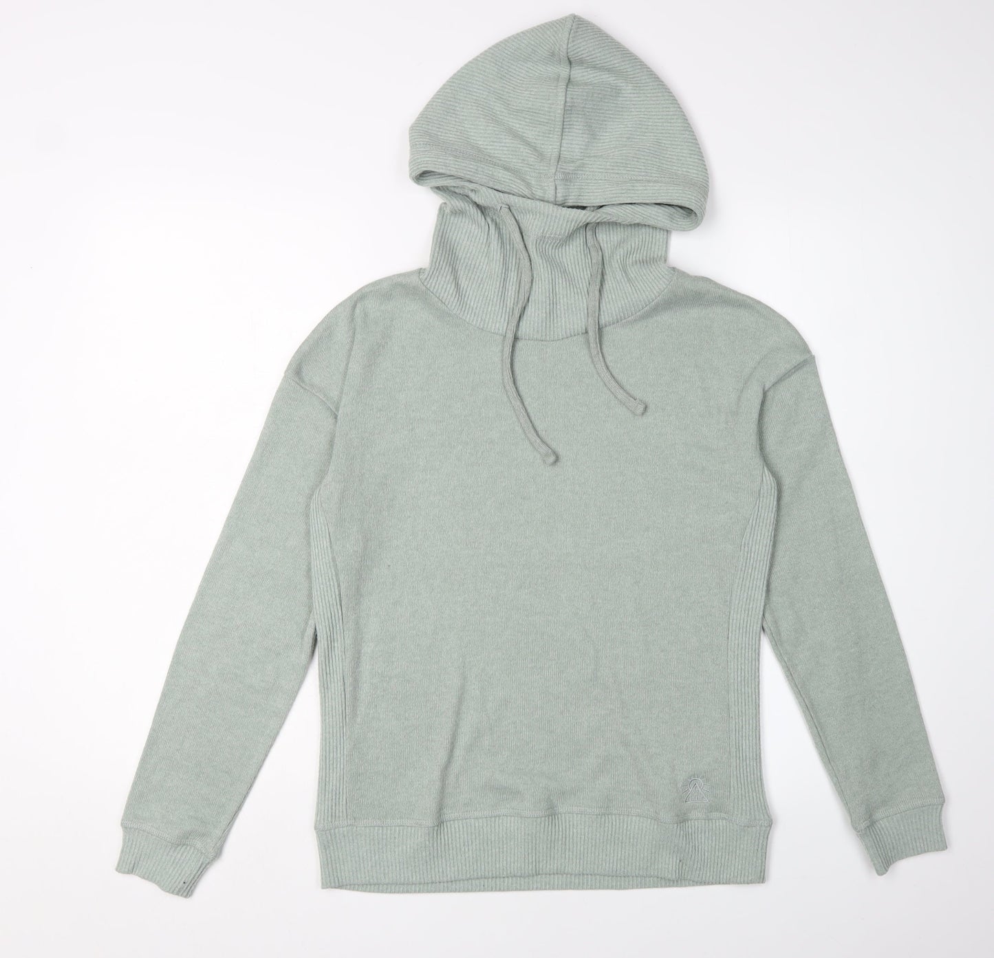 FatFace Women's Green Hoodie, High Neck, UK Size 6