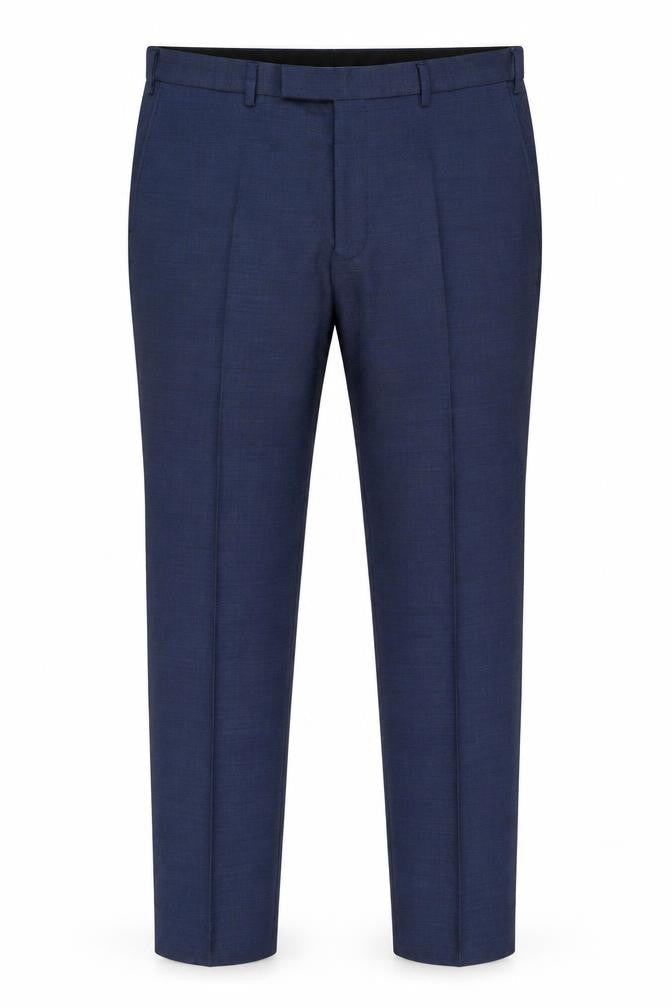 Marks and Spencer Men's Blue Slim Dress Pants