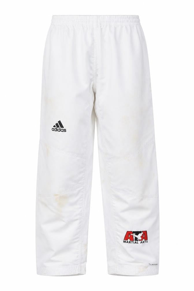 Adidas Unisex Kids White Jogger Martial Arts Trousers 16 Years