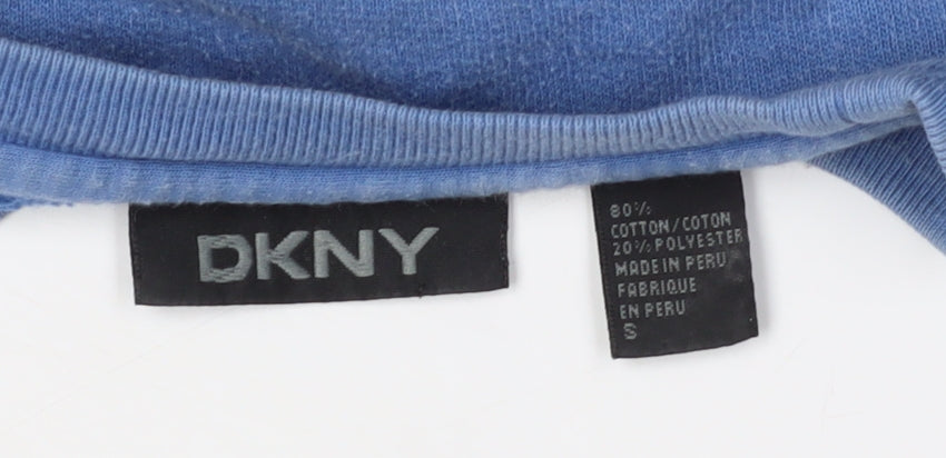 DKNY Blue Men’s S Sweatshirt Logo Pullover