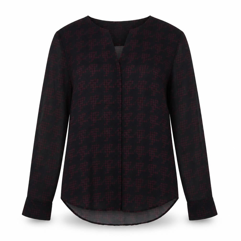 Womens UK Size S Banana Republic Black Polyester Blouse