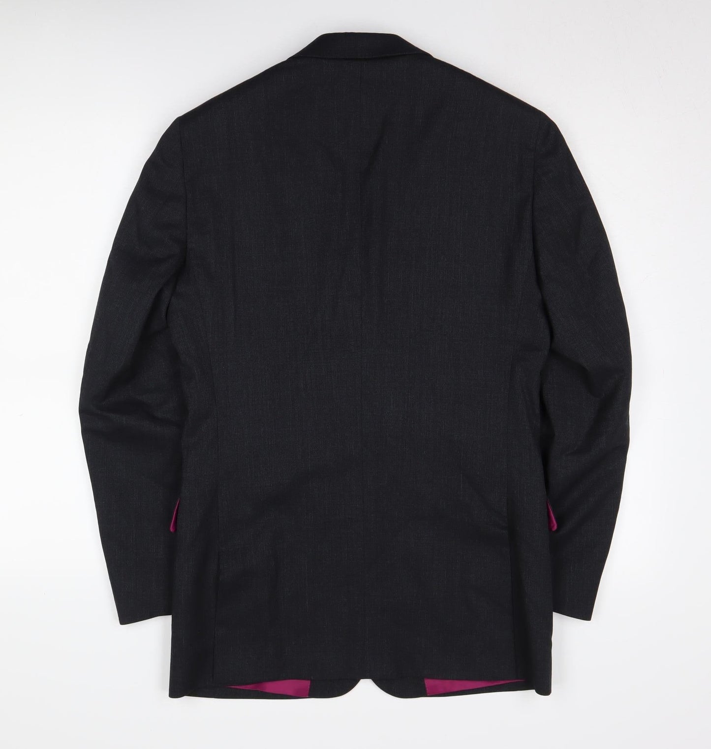 Charles Tyrwhitt Black Wool Men's Blazer, Size 36R