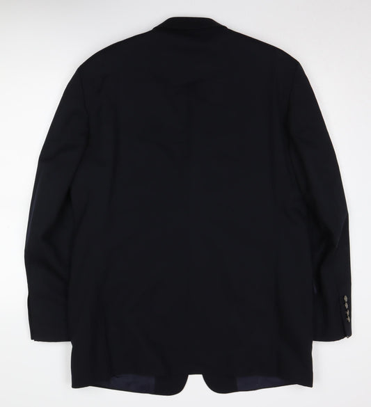 Botto Giuseppe Men's Black Wool Blazer 42R