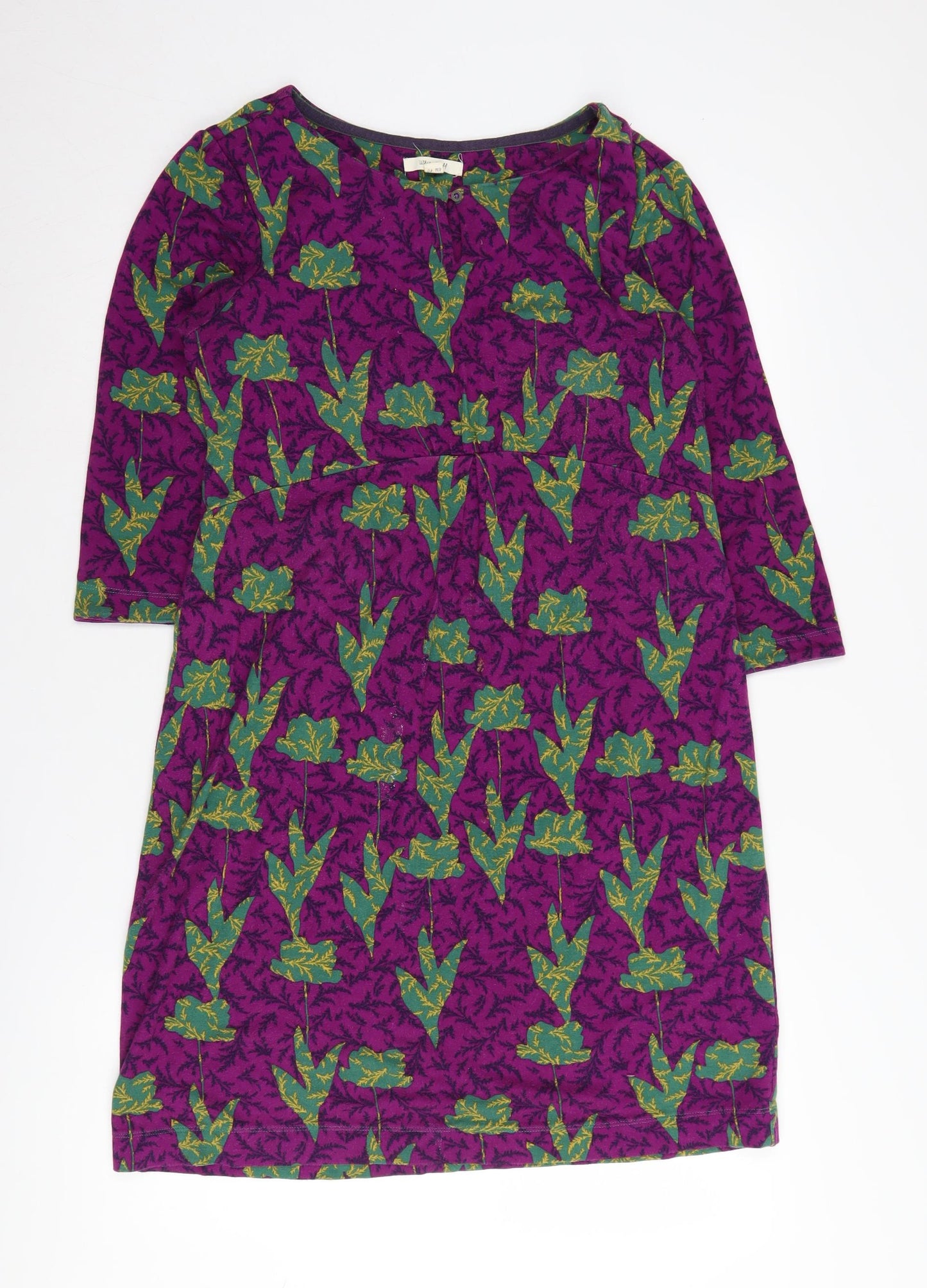 White Stuff Women's Multicoloured Floral Dress, Size 12