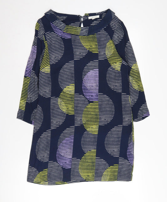 White Stuff Women's Geometric Shift Dress Size 10