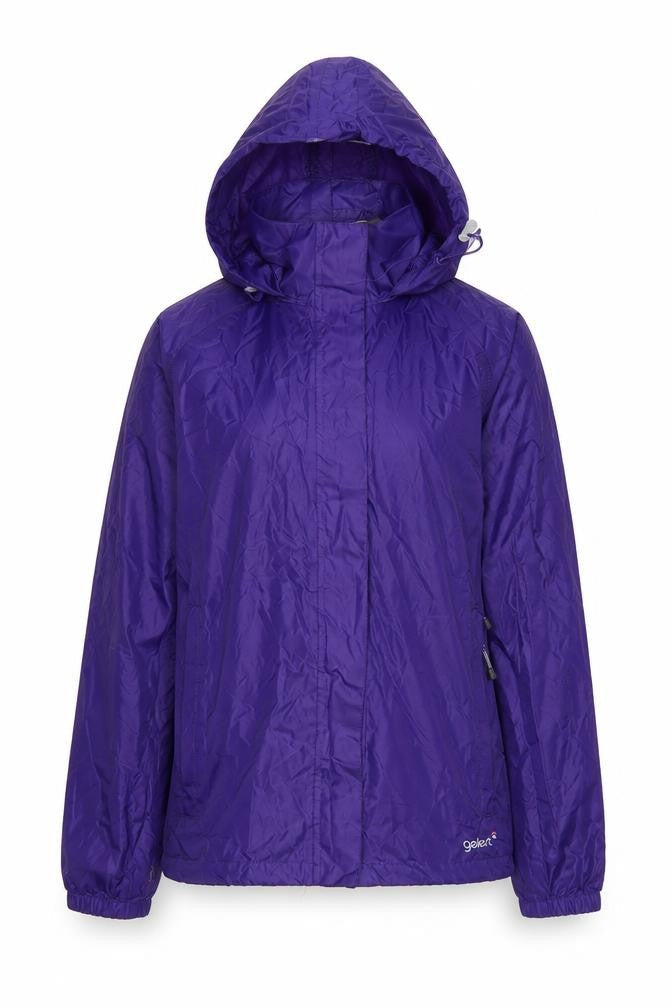 Womens UK Size 6 Regular Gelert Purple Polyester Jacket