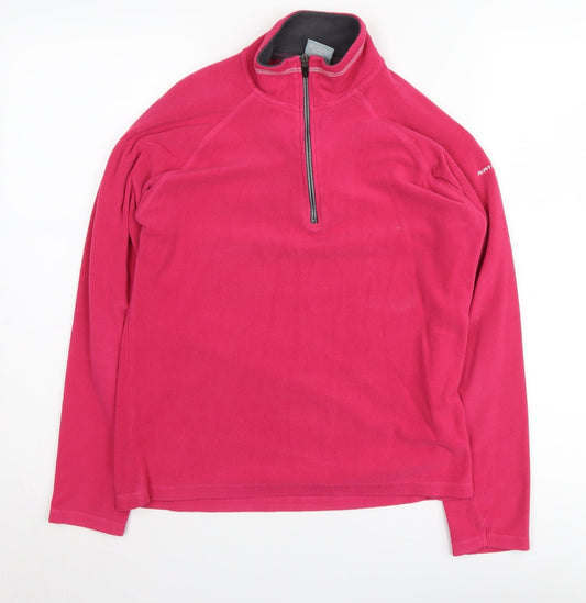 Trespass Women's Pink Fleece Pullover Sweatshirt L