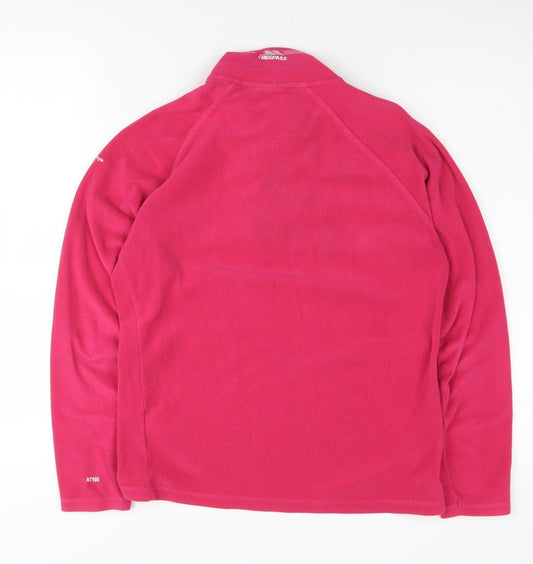 Trespass Women's Pink Fleece Pullover Sweatshirt L