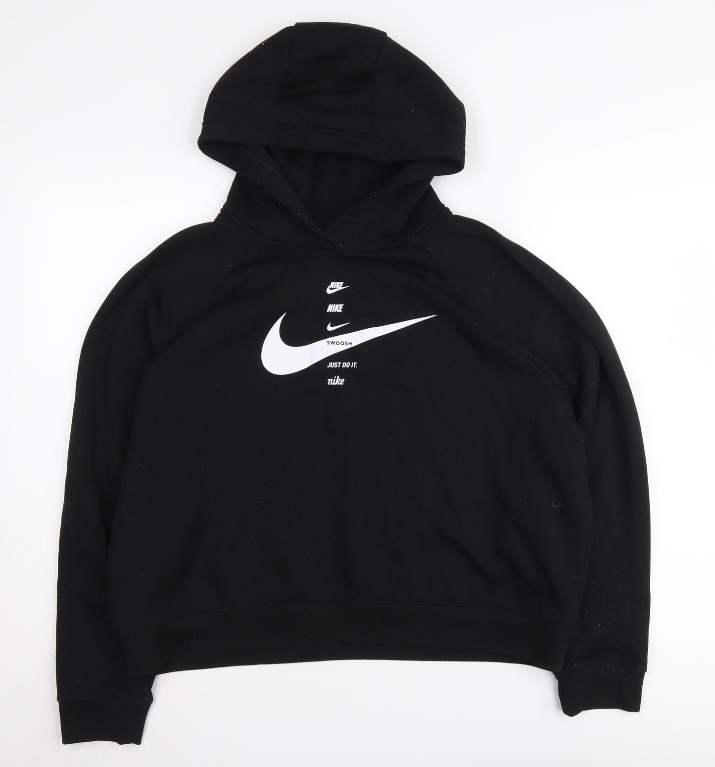 Nike Black XL Unisex Hoodie with Logo