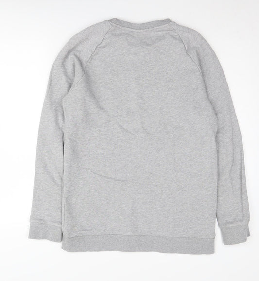 Adidas Men's Grey Crew Neck Sweatshirt S