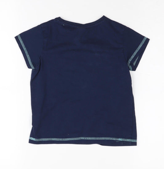 Saltrock Boys Blue Cartoon Graphic T-Shirt - 4-5 Years