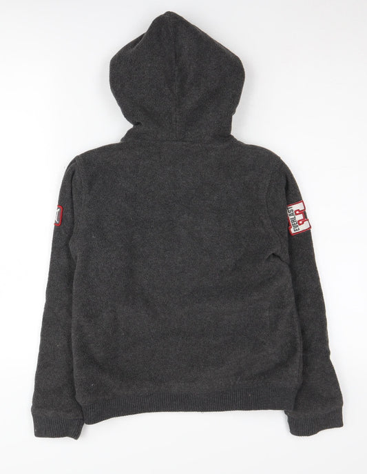 Everlast Boys Grey Full Zip Hoodie 9-10 Years with Logo