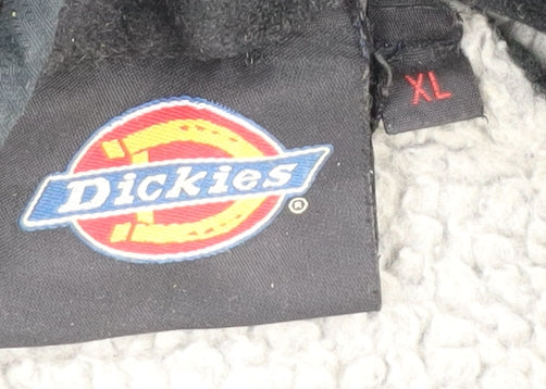 Dickies Men's Black XL Jacket with Zipped Pockets