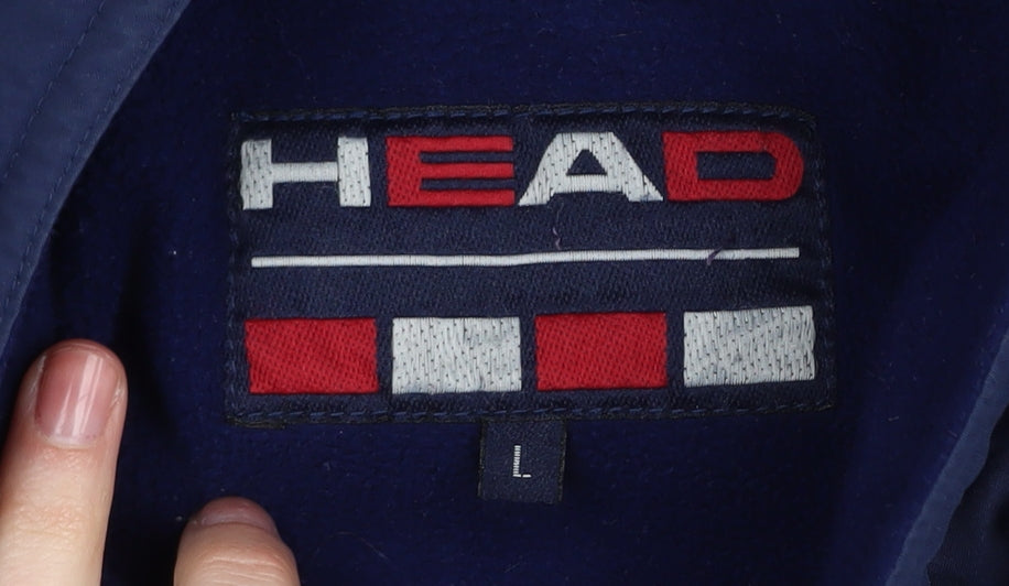 HEAD Men's Blue Zipped Jacket L - Casual Comfort