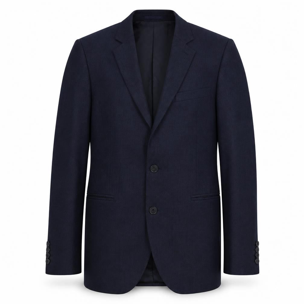 Mens 40 Chest Regular Jaeger Blue Two-Button Blazer