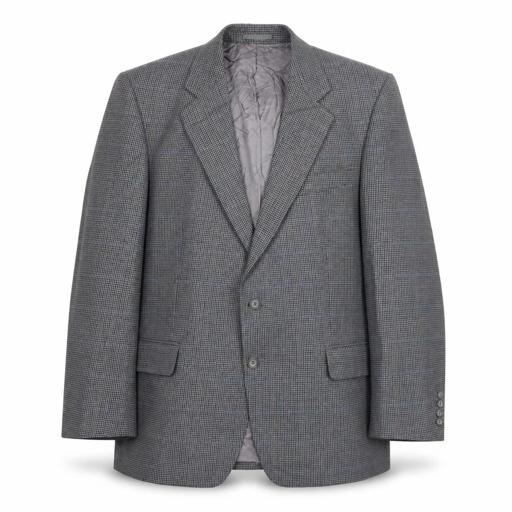 Mens 42 Chest Regular Magee Grey Two-Button Blazer