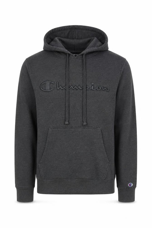 Mens UK S Regular Champion Grey Pullover Hoodie