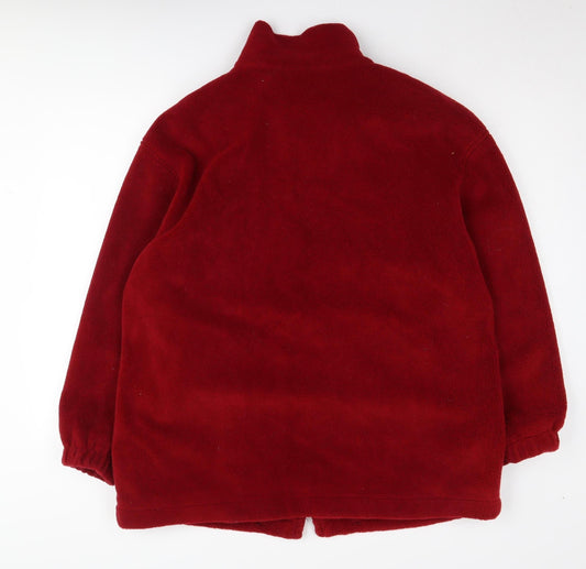 Forecaster Sport Red Unisex Fleece Jacket - Size S