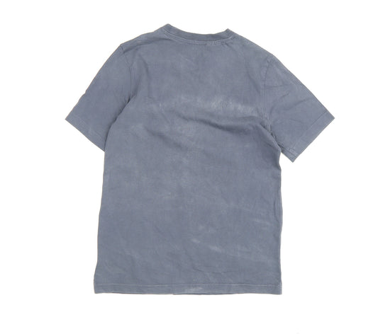 Adidas Boys Blue T-Shirt, Age 11, Classic Logo Style