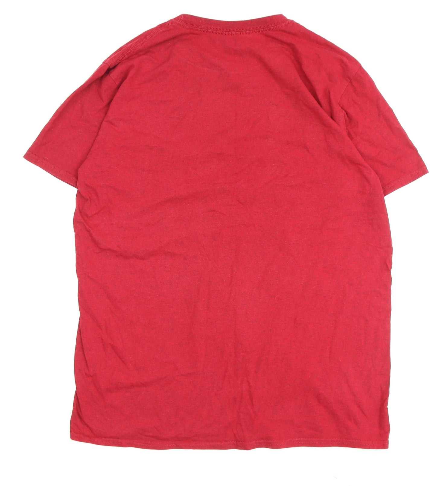 Men's Red Sonic T-Shirt Large Cartoon Graphic