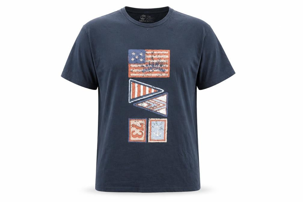 Mens UK Size L Timberland Blue  Cotton T-Shirt