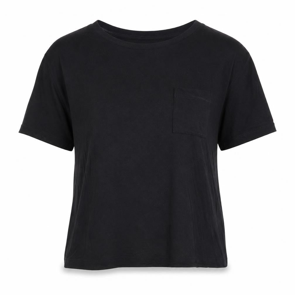 Womens UK Size XS Gap Black Cotton T-Shirt