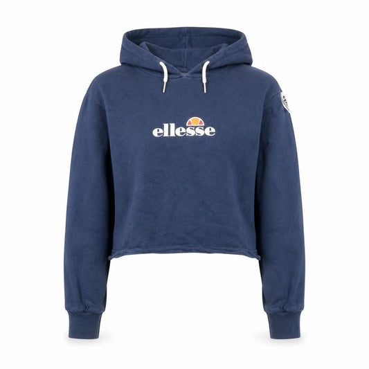 Womens UK 6 Regular ellesse Blue Pullover Hoodie