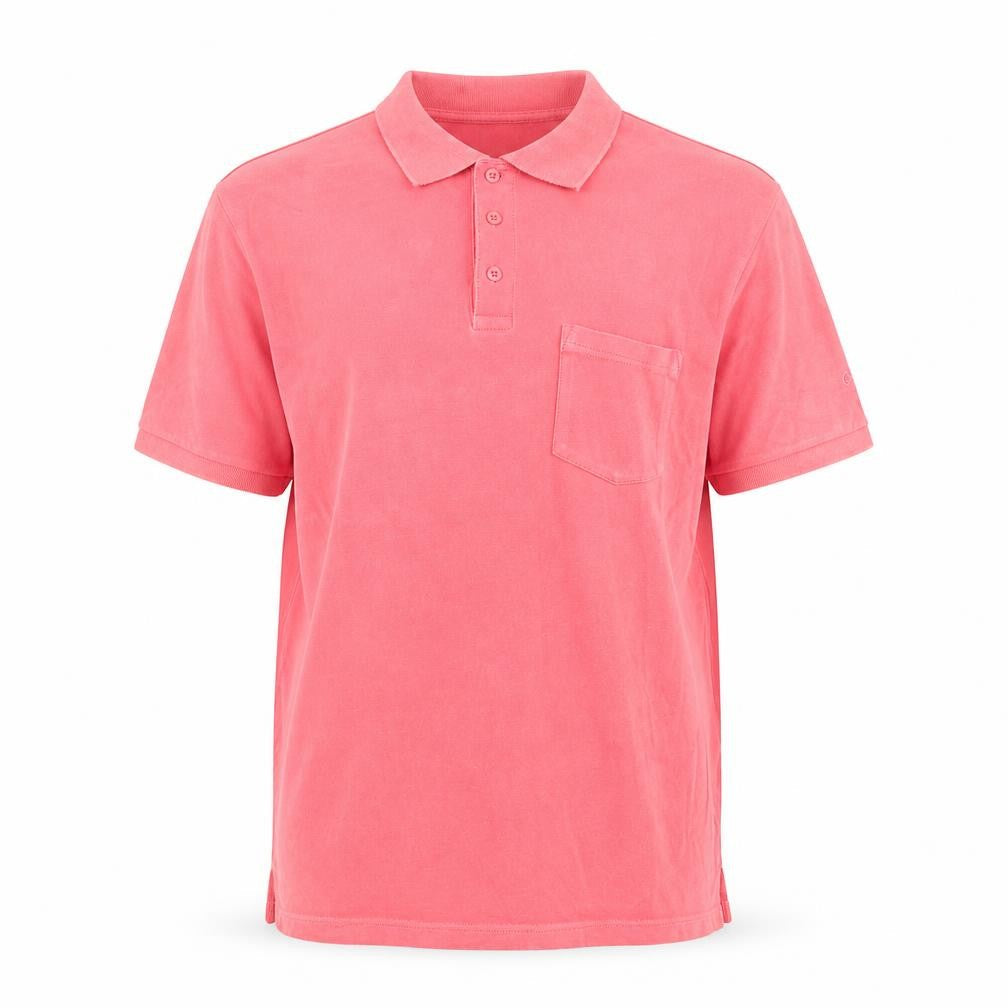 Cotton Traders Men's Pink Polo Shirt Medium