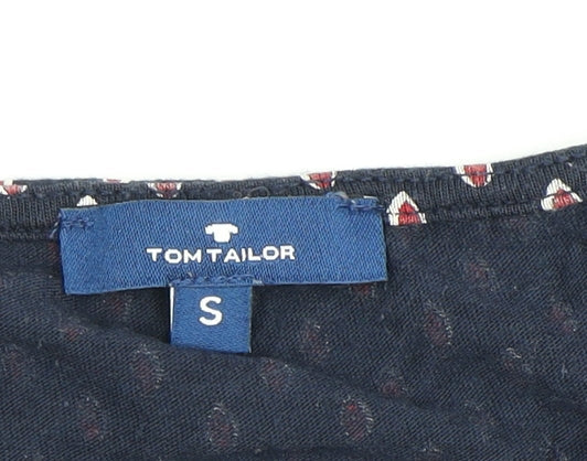 Tom Tailor Women's Multicoloured Geometric Blouse, Size S