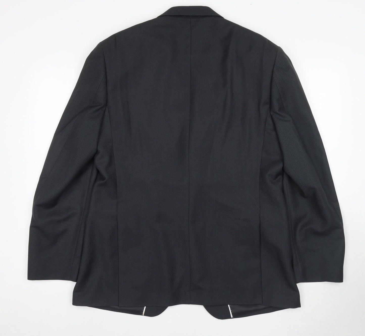 Dehavilland Men's Black Regular Fit Blazer, 42R