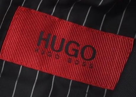 Hugo Boss Men's Black Pinstripe Blazer 44R