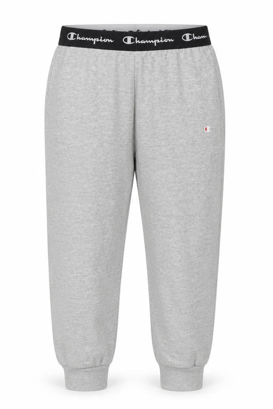 Champion Grey Jogger Trousers M Unisex Cotton Elastane
