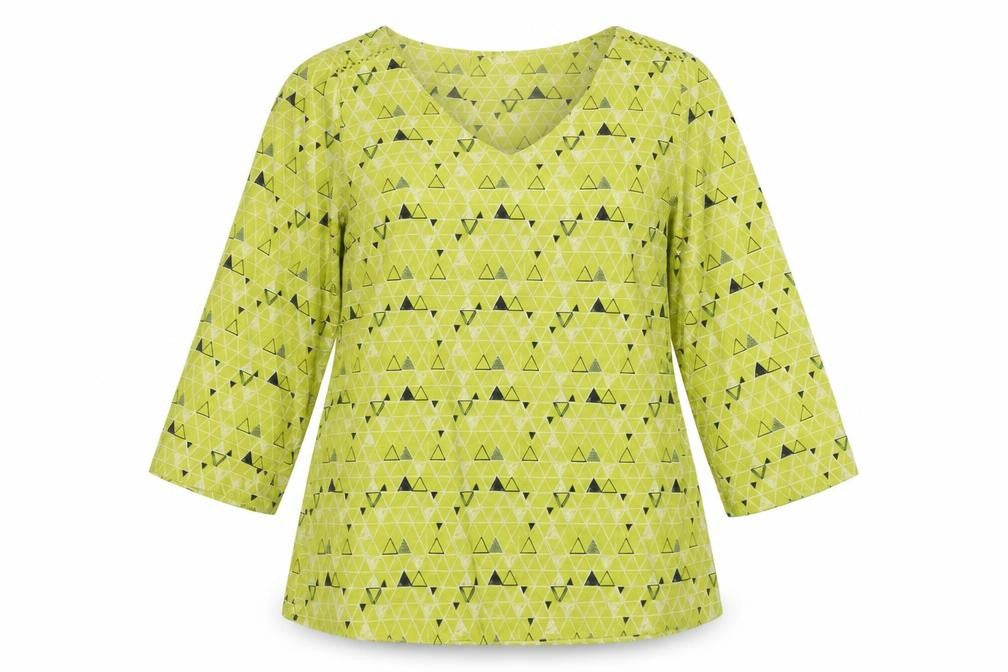 Womens UK Size 8 White Stuff Green Cotton Blouse