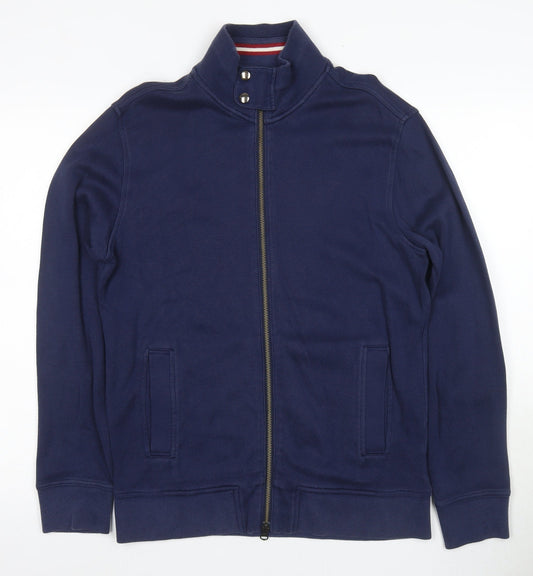 Banana Republic Men's Blue Biker Jacket Medium