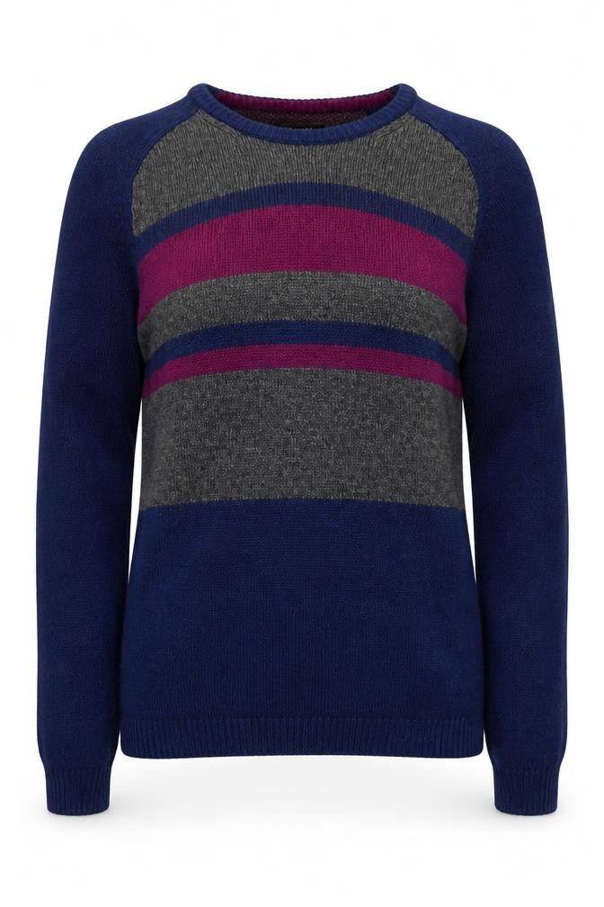 Unisex Adultss UK M Regular Ted Baker Multicoloured Pullover Tight-Knit