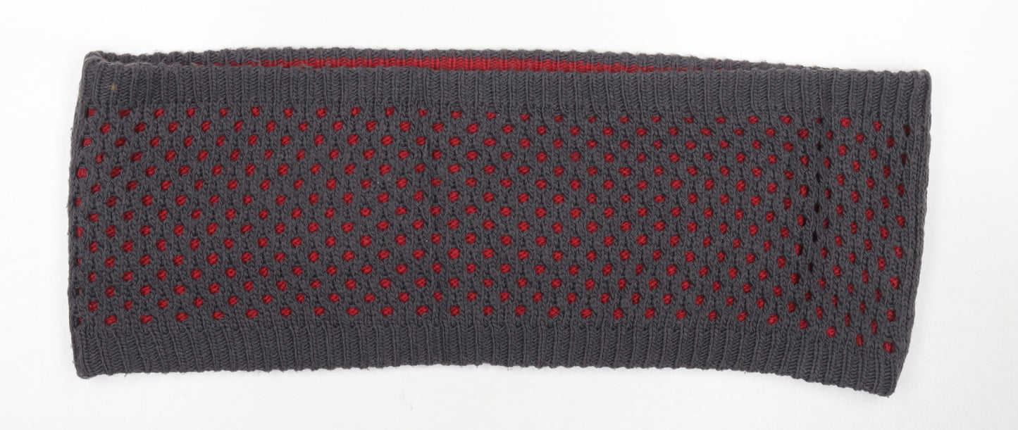 Bench Unisex Grey Knit Snood Scarf