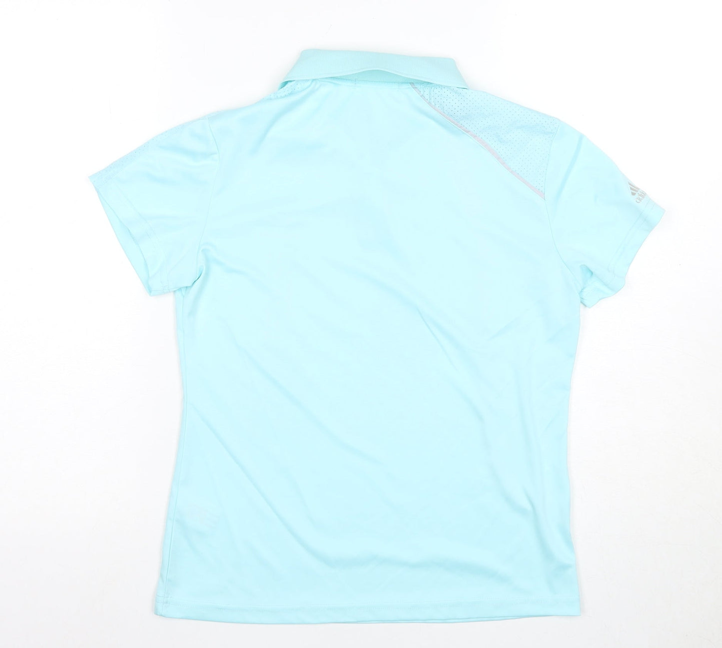 Adidas Boys Blue Polo Shirt XL, Solid Casual Wear