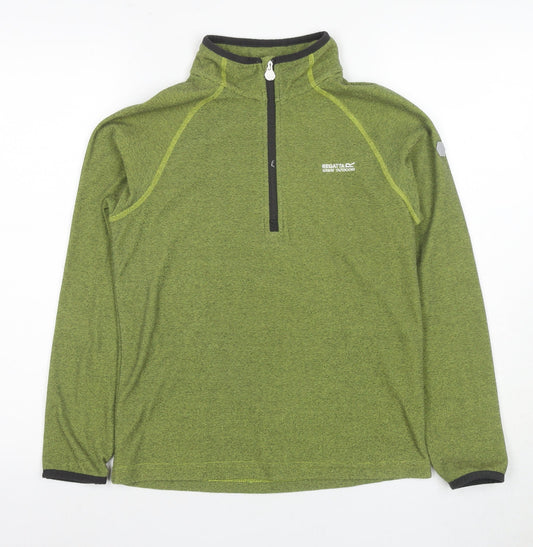 Regatta Boys Green Full Zip Hoodie 14 Years