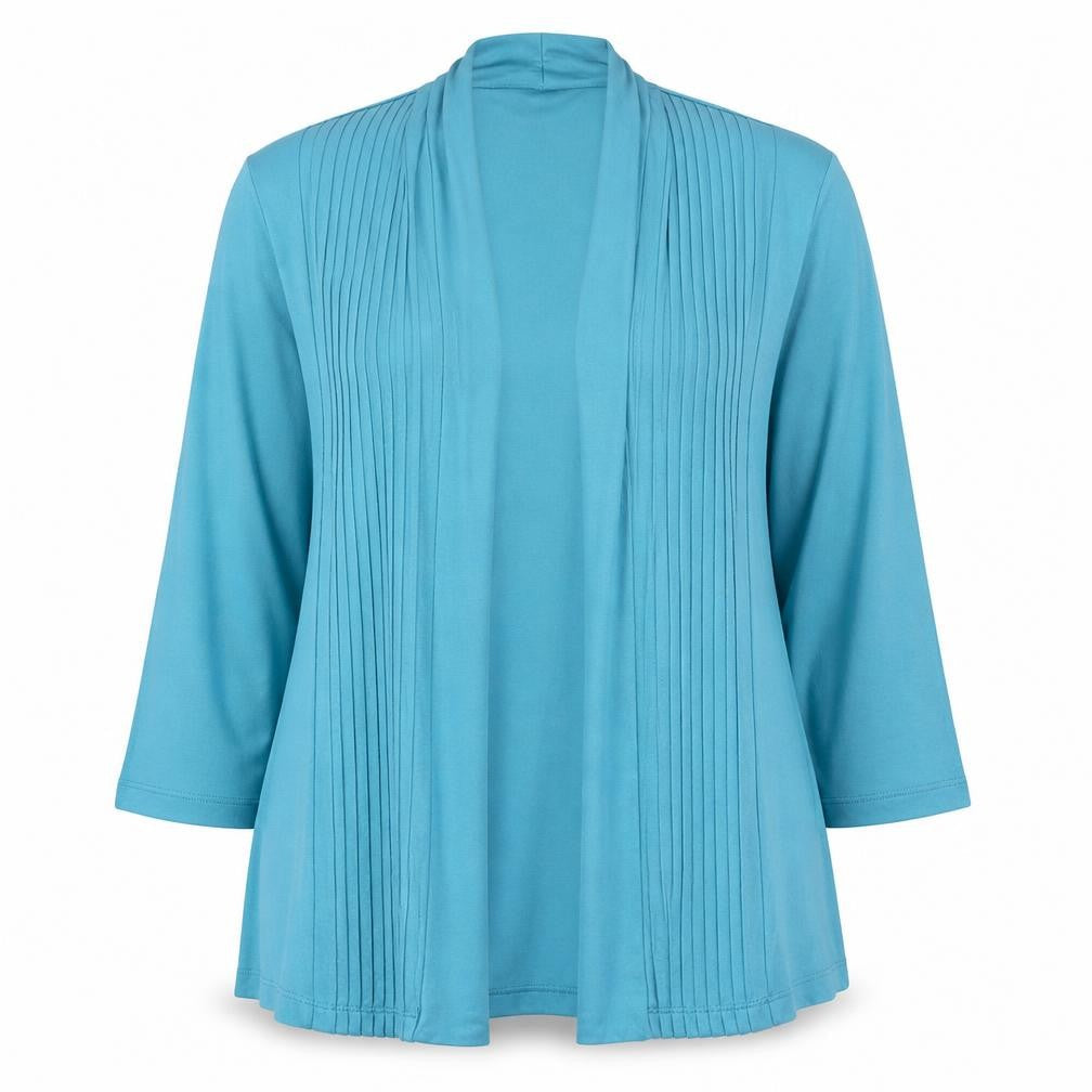 Womens UK Size 12 Eastex Blue Viscose Blend Blouse