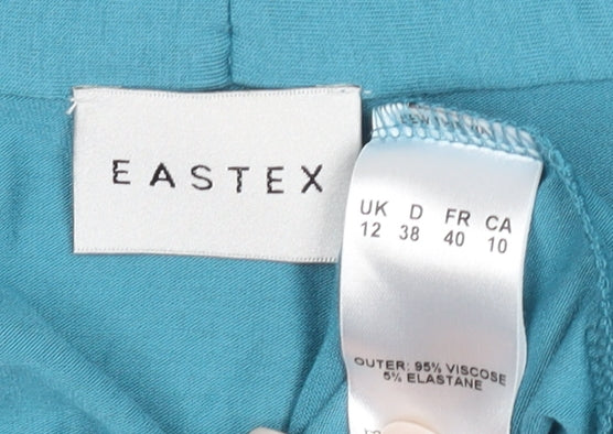 Eastex Women's Blue 3/4 Sleeve Top Size 12
