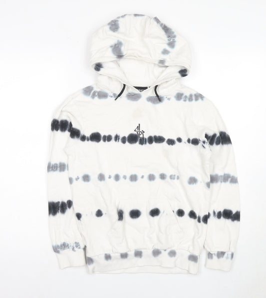 Sonneti Boys Ivory Tie-Dye Pullover Hoodie 10-12 Years