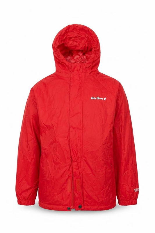 Peter Storm Girls Red Waterproof Rain Coat 9-10 Years